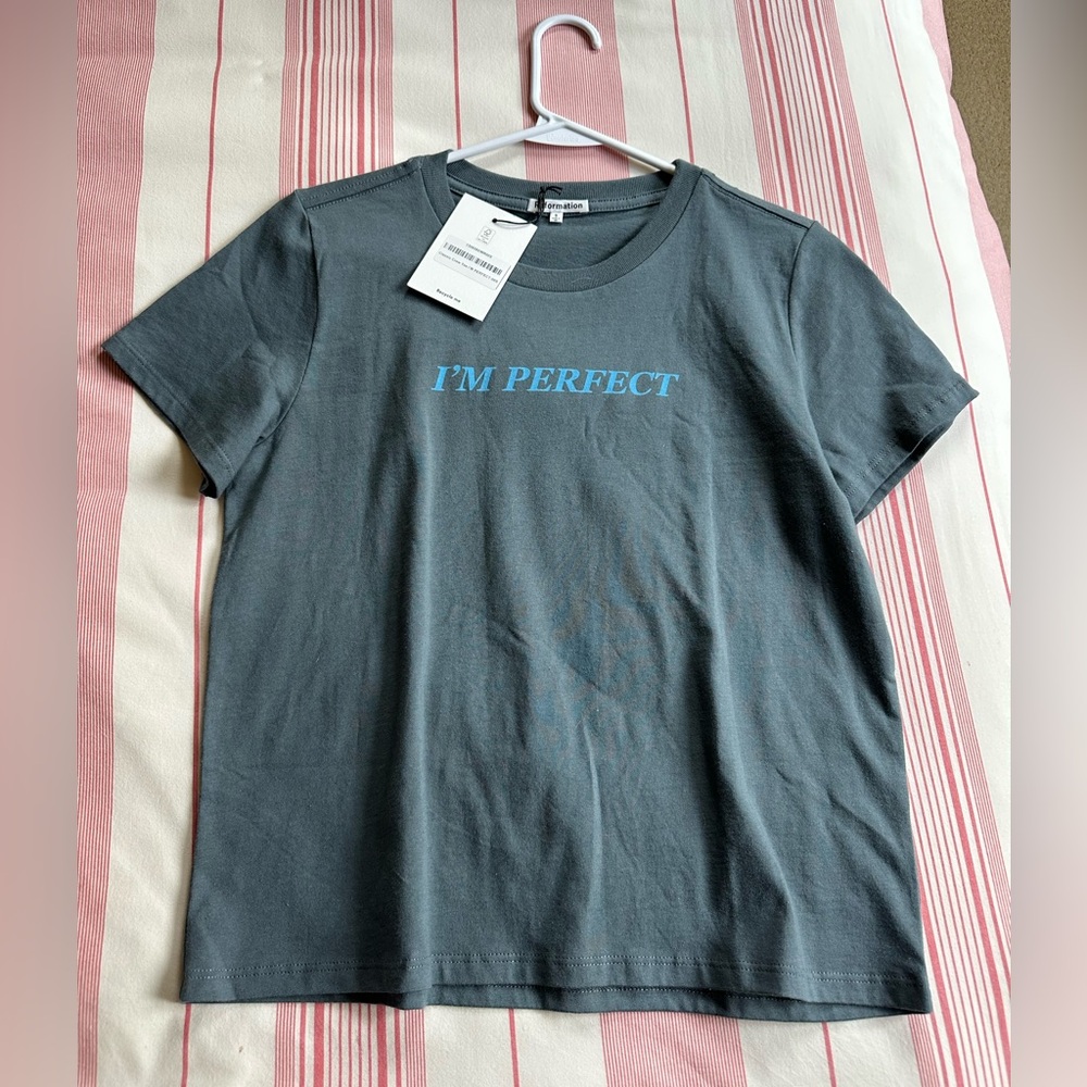 Reformation Tee NWT Small I’m Perfect